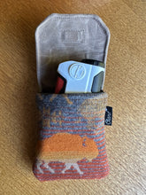 Load image into Gallery viewer, Rangefinder Case - Wool/Waxed Canvas/Leather