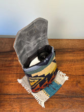 Load image into Gallery viewer, Rangefinder Case - Wool/Waxed Canvas/Leather