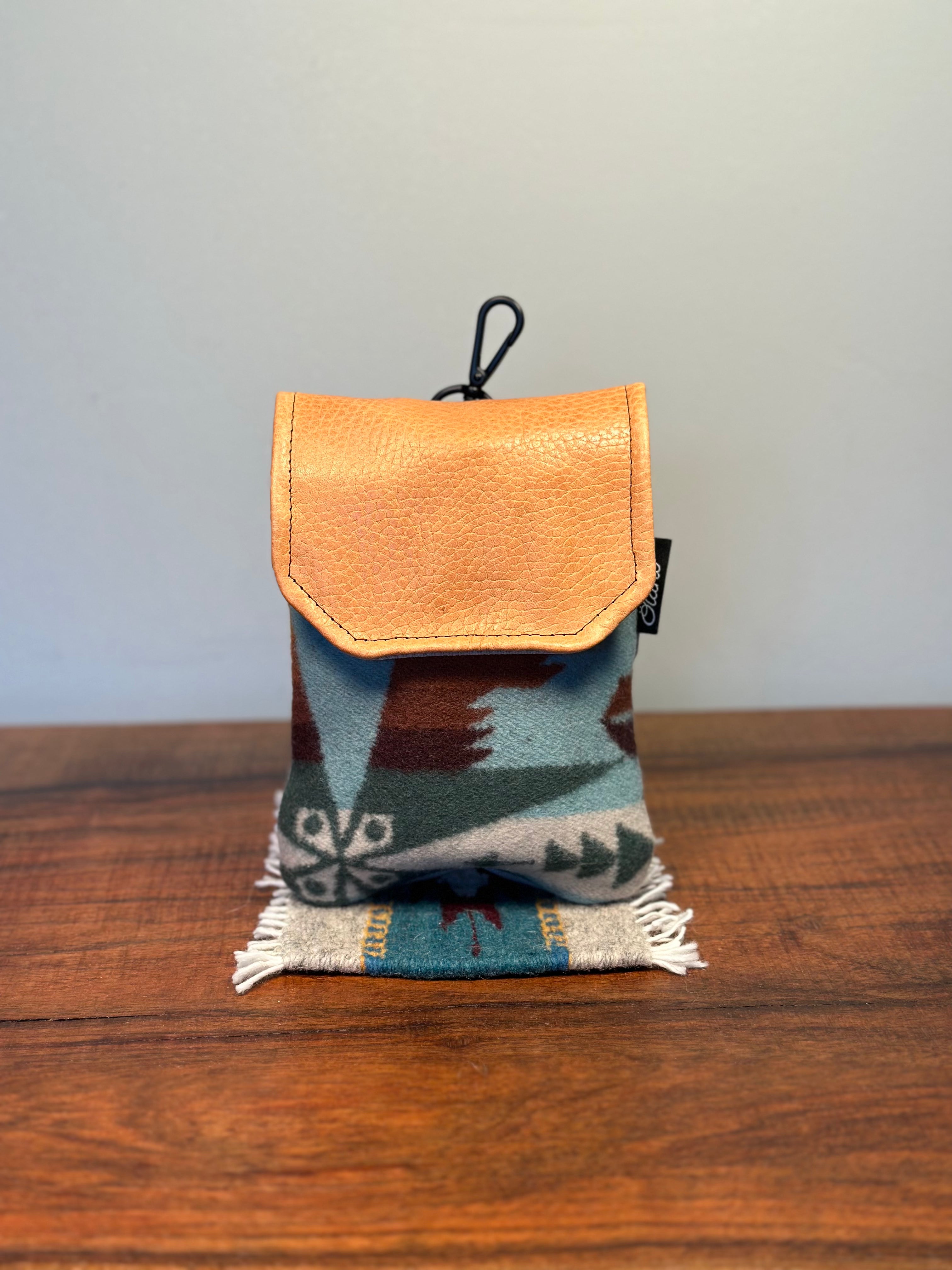 Rangefinder Case Wool/Waxed Canvas/Leather Öland Golf