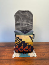 Load image into Gallery viewer, Rangefinder Case - Wool/Waxed Canvas/Leather