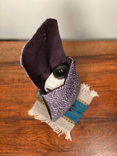 Load image into Gallery viewer, Converted/Altered/Upcycled Dopp Kit - Rangefinder Case (large label)