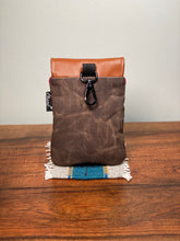 Load image into Gallery viewer, Rangefinder Case - Wool/Waxed Canvas/Leather