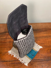 Load image into Gallery viewer, Rangefinder Case - Wool/Waxed Canvas/Leather