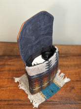 Load image into Gallery viewer, Rangefinder Case - Wool/Waxed Canvas/Leather
