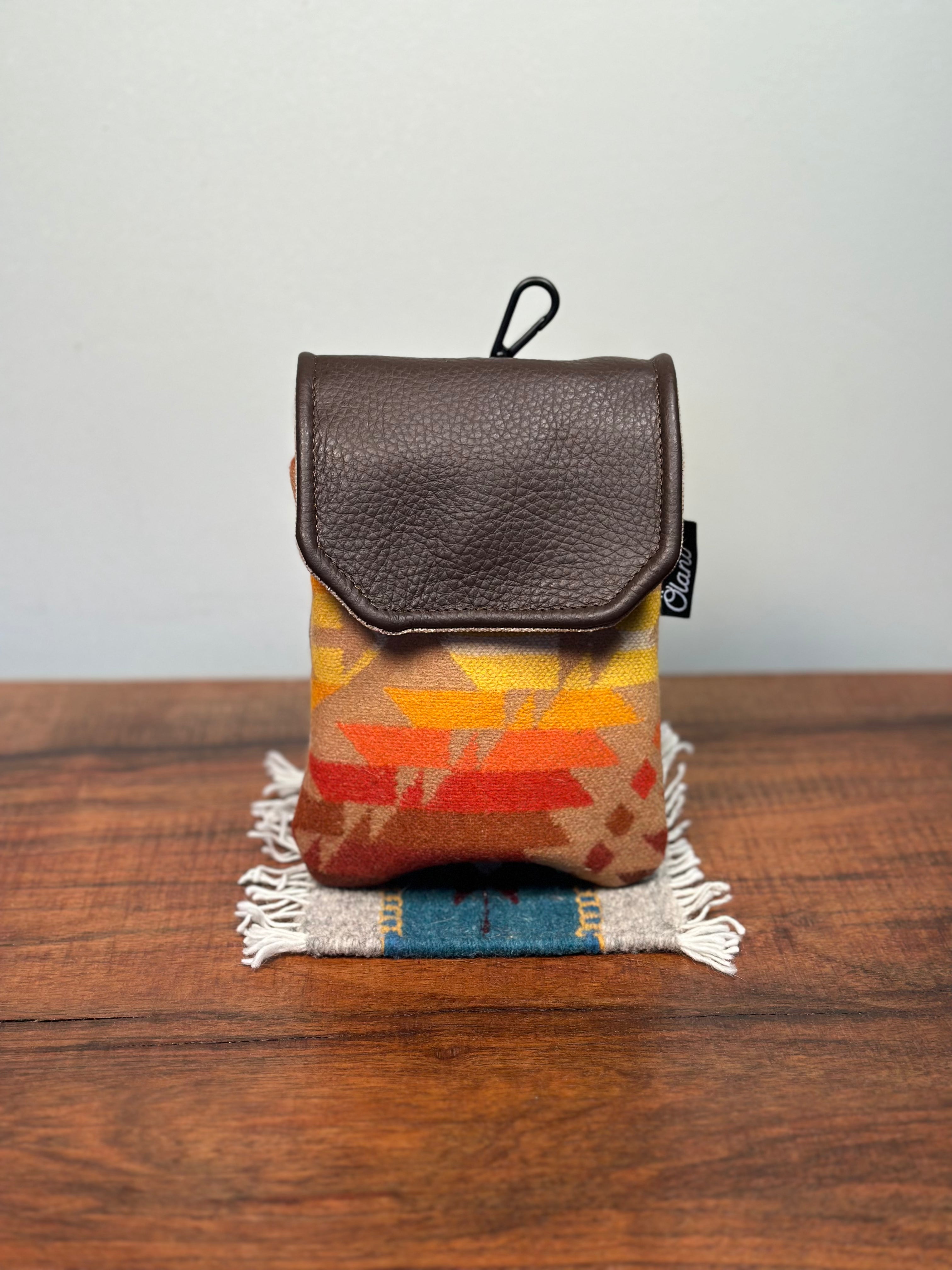 Rangefinder Case Wool/Waxed Canvas/Leather Öland Golf